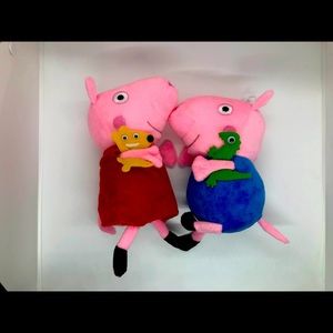 Peppa pig family set (include 4 piece)